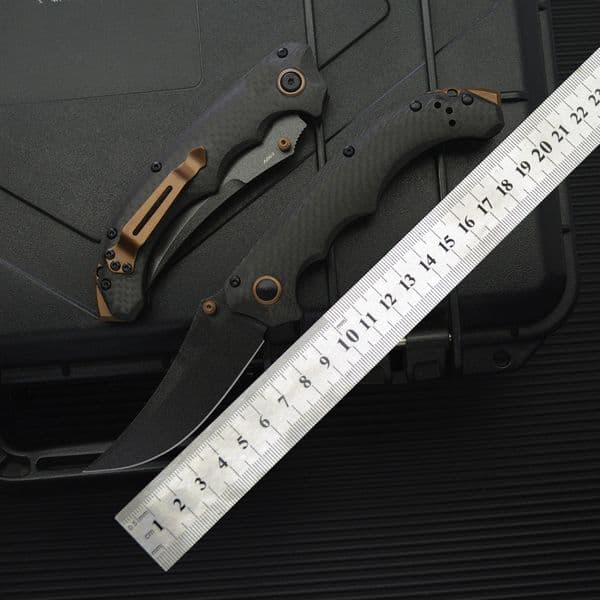 BM 865-02 MINI Folding Knife Outdoor Camping Hunting Pocket EDC Tool Knife thumbnail 2
