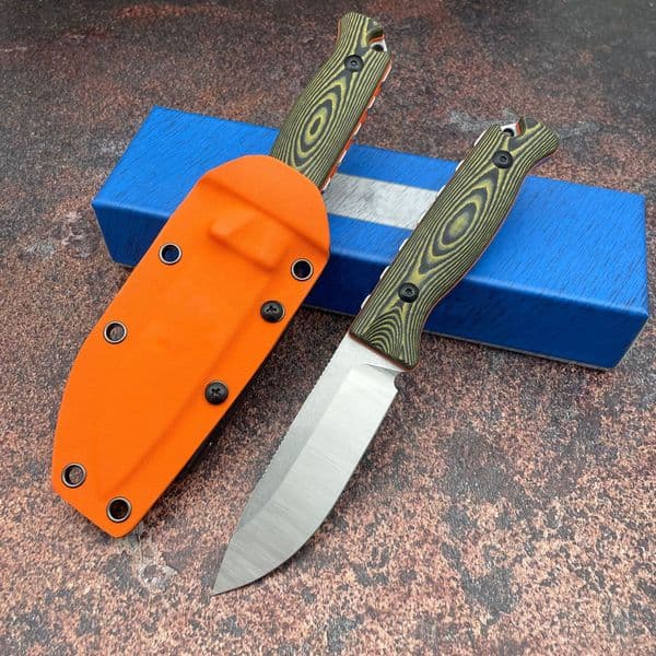 BM 15002 Adventure Survival Tools S90V Steel Treatment Outdoor Forest Obstacle Removal Knife EDC Practical Cutting Knife thumbnail 2
