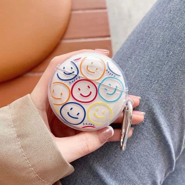 Simple Clear Smile Fe Cute Earphone Case For Huawei Freebuds 4/3 4i 5i 4e Soft Sile Bluetooth Headset argBox Cover J260423