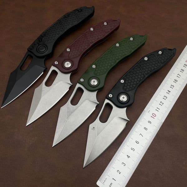 folding D2 Mark M390 blade Nylon folding knife fiber handle outdoor tactical camping hunting EDC tool kitchen knife