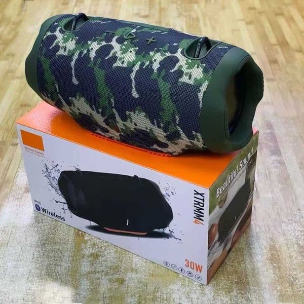 XTRMM4 Strap War Drum Four Wireless Bluetooth Speakers Portable Outdoor Subwoofer 30W High-Power Audio Q26043