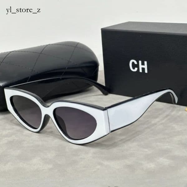chandal sunglasses For Women Color Blocking Designer Cat Eye Men Trend Gift Beach Shading Protection Polarized fashion Sunglasses af2