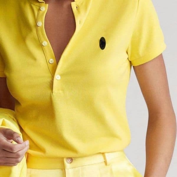 S-2XL Womens Designer Polo Shirts For Ladies Colorful Classic Embroidery T Shirts Luxury Polo Tees Summer 5 Button Tee Shirts