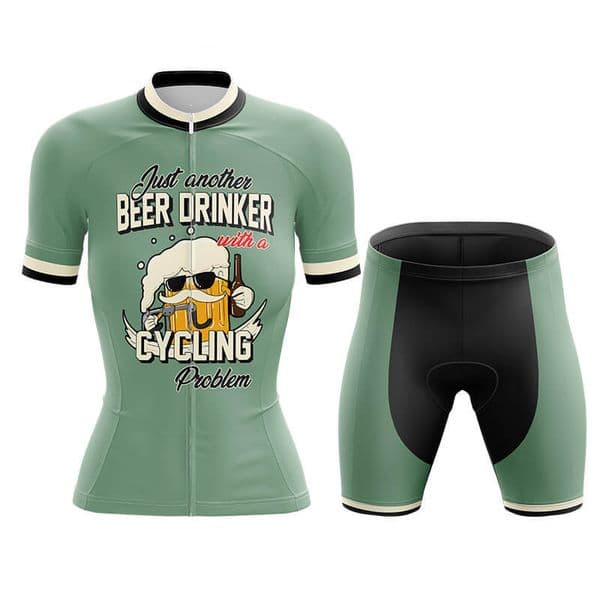 2026 Women A Beer Drinker Cycling Team Jersey Bike Shorts Set Ropa Ciclismo WomenS MTB Shirt Summer Pro Bicycling Maillot Bottom Clothing