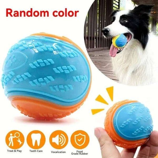 1pc Durable Crew Ball Grinding Teeth Toy For Dog Interactive SuppliesChew Pet Supplies