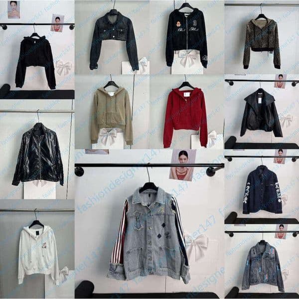 Embroidered Denim Jacket Fashion designer Versatile jacket women High end quality designer clothes women Oversized Casual Y2K Streetwear jackets womens Clothing