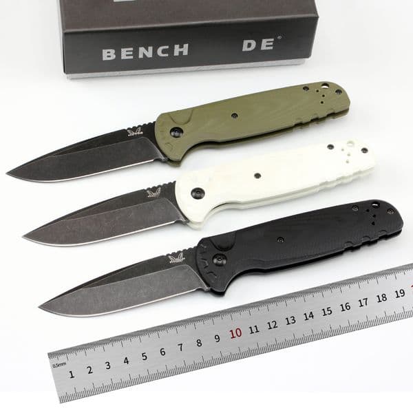 BM 4300 Pocket Folding Knife CPM-Magnacut Blade G10 Handle Assisted Flipper Knife EDC Outdoor Hunting Tactical Self Defense Tool