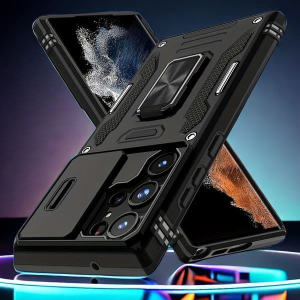 Ergonomic Flexible Grip Silicone Backshell Compatible with Various Models of Samsung Devices