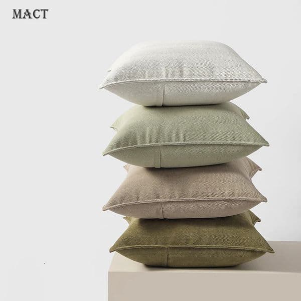 Pillow Case MACT 2PCS Decorative Pillow Covers Soft Chenille Couch Throw Cushion with Elegant n Sofa Bedroom Living Room 260420