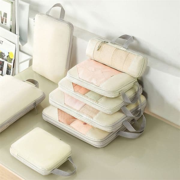 Packaging Clothes Compressed 5 Piece Set For Changing Laundry Toiletries Cosmetics Storage Organizer Bag 260423