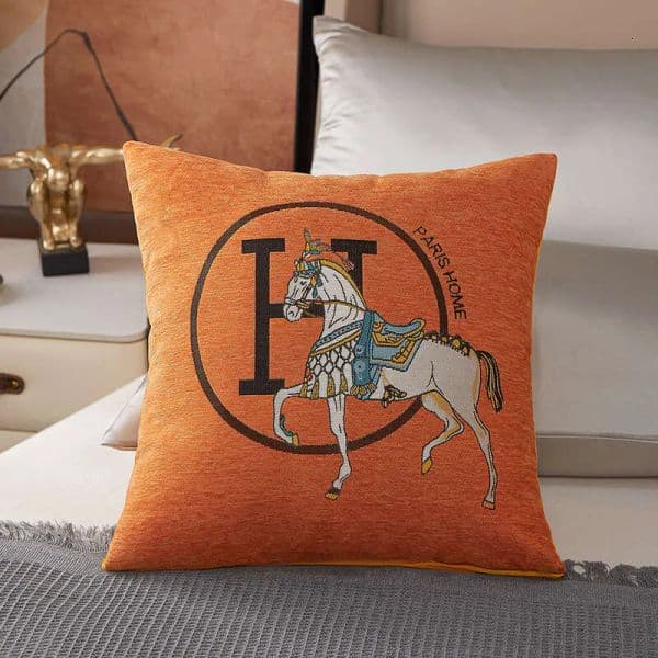 2026 Chenille Horse cologne perfume Shaped Pillow 45X45 Cm Bedside Cushion Business Gift Or Souvenir Free Shipping