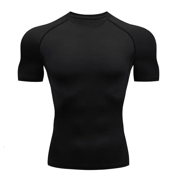 Men Running Compression T-shirt Short Sleeve Sport Tees Gym Fitness Sweatshirt Male Jogging Tracksuit Homme Athletic Shirt Tops 260422
