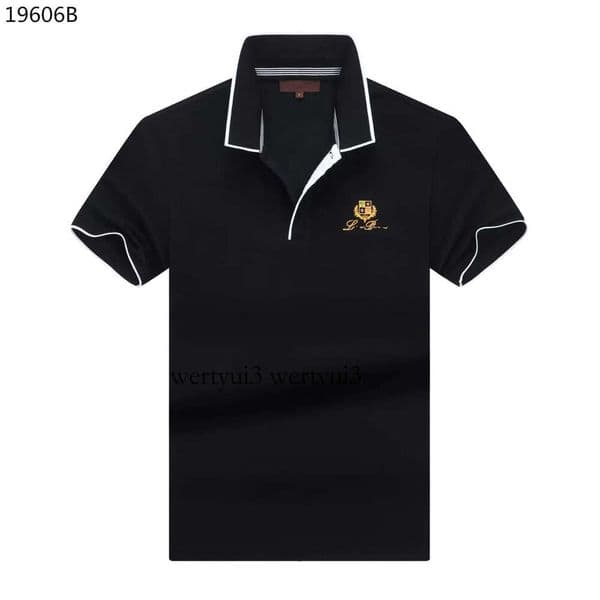2026 new Men's polo high-quality embroidered men's designer shirt, business luxury lapel short-sleeved T-shirt, fashionable summer casual, Asian size M - 3XL