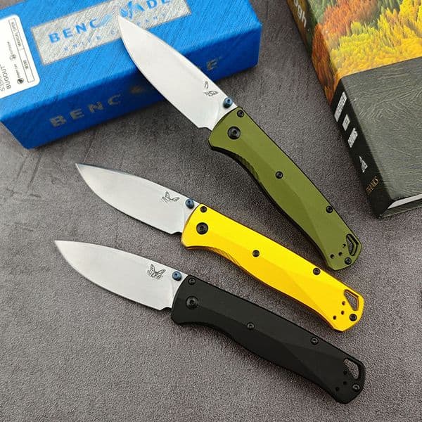 New BM 535 Bugout Aluminum Handle Folding Knife D2 Hardness Blade Portable Camping Outdoor Utility Survival Knives EDC thumbnail 2