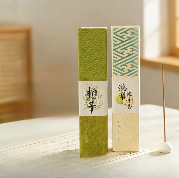 Goose Pear Agarwood Rose Sticks, Natural Home Indoor Aromatherapy, Lemon Lemongrass, Five Elements Sandalwood Incense