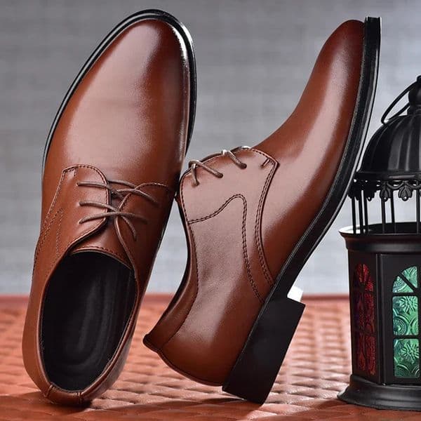 Mens Shoes Black Leather Formal Shoes for Men Oxfords Male Wedding Party Office Business Shoe Man zapatos de hombre Plus Size 260423