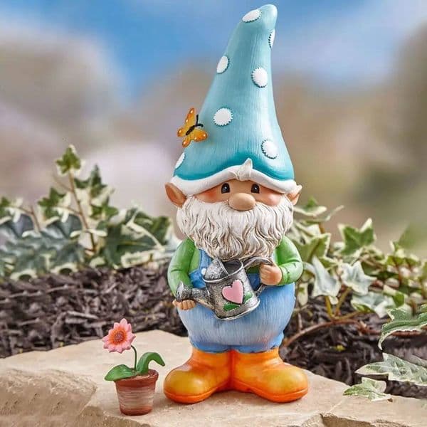 Cute Handmade Garden Gnome Figurine Cartoon Resin Craft Miniatures 3D Elf Dwarf Ornaments Table ddmythur