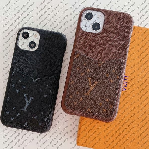 Designer Phone Case Card Holder for iPhone 17 Pro Max 16 Promax 15 14 13 16 Plus Samsung Galaxy S26 Ultra s25 s24 s23 Case Leather Flip Wallet Kickstand Cell Phone Cases