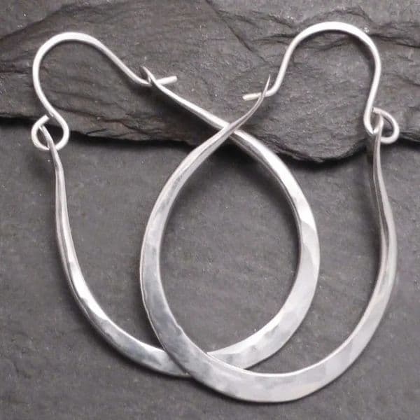Vintage Silver Color Dangle Earrings Woman Geometry Oval Party Daily Wear 260423