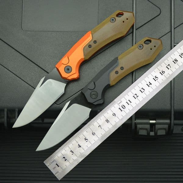 KS 7851 High Hardness Pocket Knife with 8cr13mov Blade Aluminum Alloy + G10 Handle Outdoor Camping Portable Barbecue Knife Men's Gift thumbnail 2