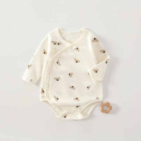 2026 New AYNIGIELL Autumn Pure Born perfume Girls Boys Romper 100 Cotton Long Sleeves cologne Bodysuit Infant Baby Clothes 260423 Designer
