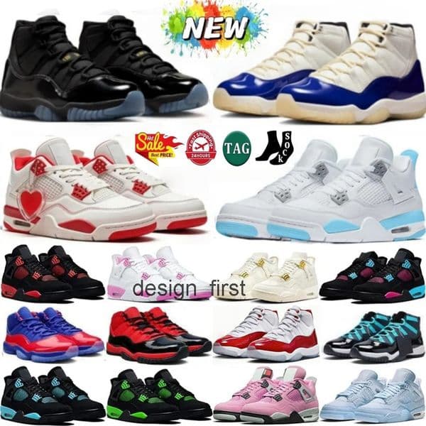 Big Size Shoes 14 15 16 11 Cool Gamma Blue Anniversary 14 men Designer 4s basketball for men Black Cat University Military Thunder White Oreo Grey Varsity