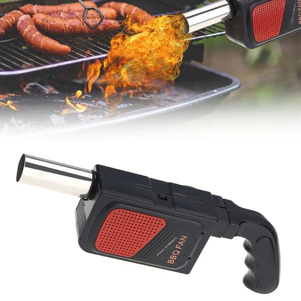 Handheld Electric BBQ Fan Air Blower Portable for Outdoor Camping Barbecue Picnic Cooking Tool Bakery Grill Accessories 260423