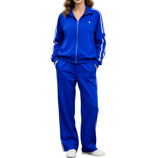 Designer Womens Tracksuits Pants zipper cardigan Jacket Sweatshirts Sets Clothing Classic Patchwork striped embroidery Pattern Casual Wide Leg Pants Suits