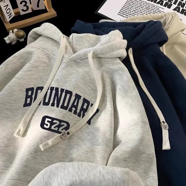 Retro Casual High Street Hoodies For Men Autumn Letter Print Pullover Hooded Sweatshirts Oversized Y2K Hoody Clothing 260423