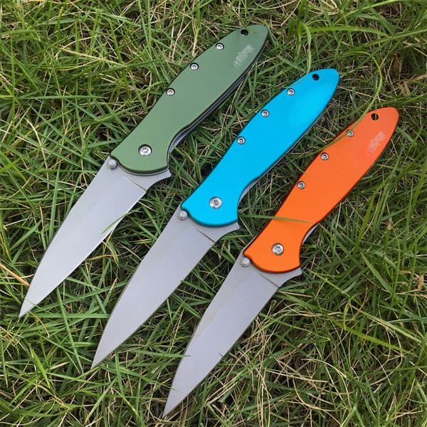 KS 1660 Pocket Folding Knife14C28N Blade Aluminum Alloy Handle Household Vegetable Knife Sharp Meat Cutter Kitchen Knives thumbnail 2