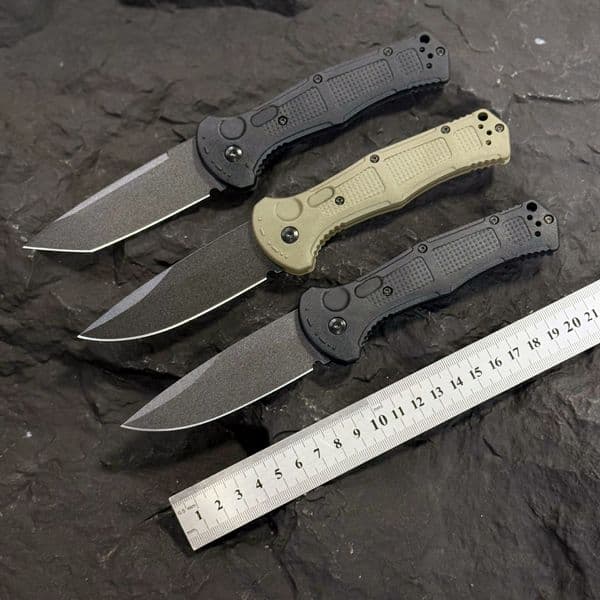 9070 Portable Outdoor Pocket Knife D2 Blade Nylon Fiber Handle Camping Fruit Folding Knife EDC Jungle Hiking Adventure Survival Tool thumbnail 2
