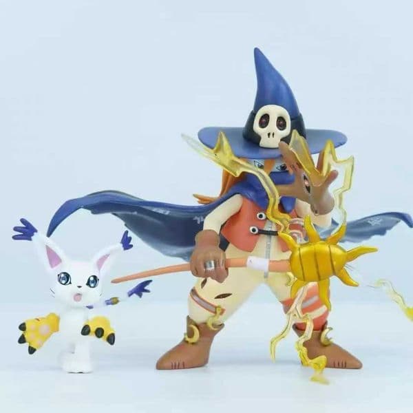 Anime Digimon Adventure Figure Wizarmon And Tailmon Action Figure 35-115cm Pvc Statue Desktop Ornament Collectible Model Toys S260423