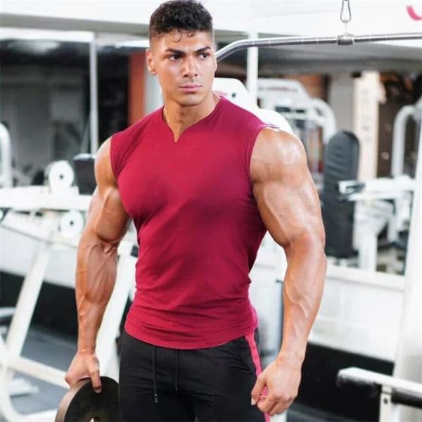 Plain Gym Clothing Summer Cotton Bodybuilding Tank Tops Mens Workout Sleeveless TShirts Fitness Running Vests Muscle Singlets 260423BANJIA