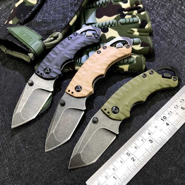folding knife KS8750 Multi-functional Pocket Folding Knife With Bottle Opener, Portable For Outdoor Camping, Hiking, Rock Climbing