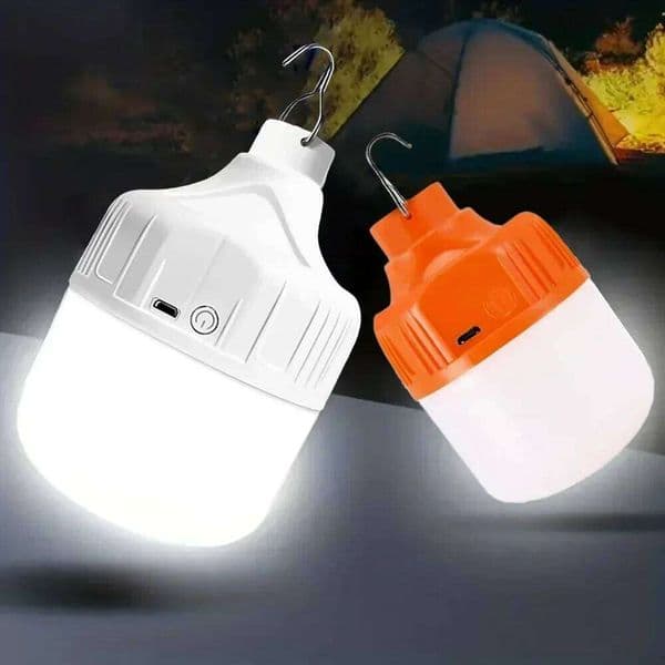 USB Rechargeable Camping Light Bulb Super Bright Portable LED 3 Modes Outdoor Lamp Emergency Fishing BBQ Tents Night Lighting S260423