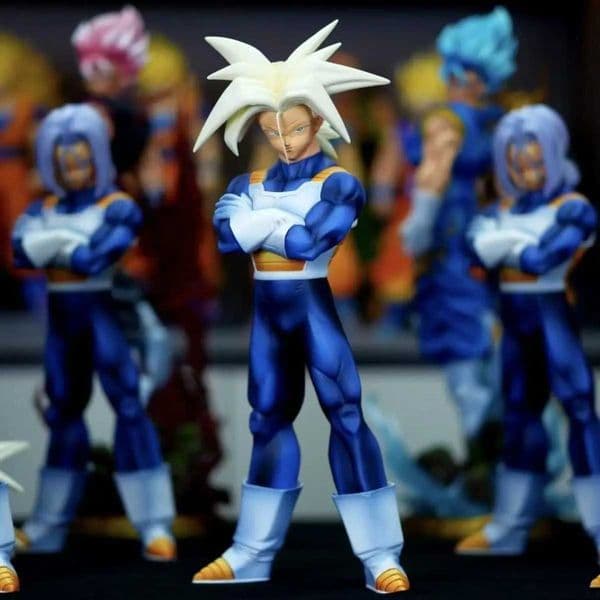 Anime Dragon Ball Z Super Trunks Figure Replaceable Heads Future Trunks Action Figures Pvc Statue Collection Model Toy Gifts S260423 Y260522