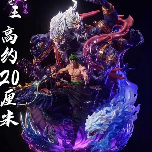 One Piece GK Hell Zoro Hell King Enma Anime Figure Model Statue DisplayL260424