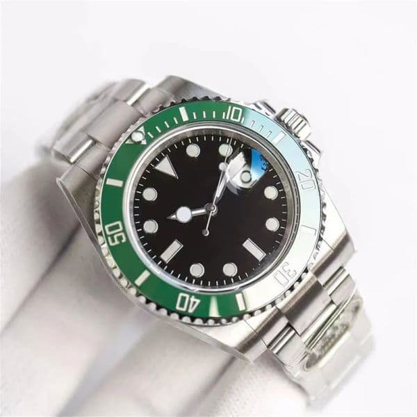black root beer watch 2824 swiss mechanical Ceramic luxury Watches automatic 40mm Stainless Steel Sliding Buckle Sapphire Luminous Montre de Luxe