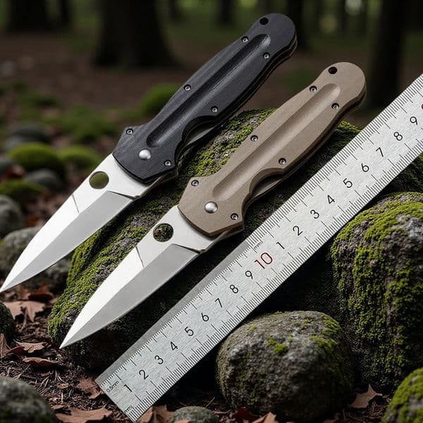 C215 Folding Pocket Knife folding knife High Quality Multi-tool D2 Blade G10 Handle Outdoor Camping Fishing Sharp Cutting Combat Knives Men's Gift