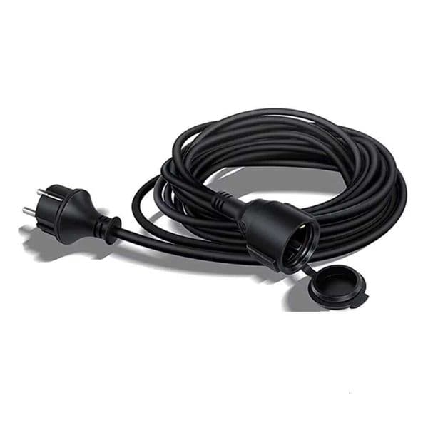 European Cord Germany Male to Female Power Extension Wire for S14 String Lights, Garden Indoor Outdoor Use