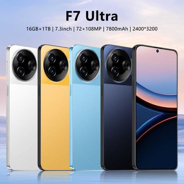 Mobile Phone F7 Ultra161TB HD True 4G Smartphone Large Screen R251206