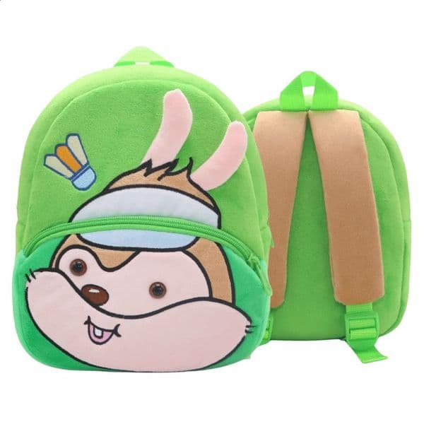 Cartoon Animal Plush Backpack Plush Lightweight Cute Kids Backpack 3D Animal Large Capacity Childrens Backpack Kindergarten 260424