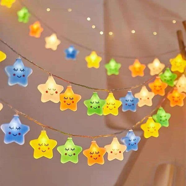 New LED Colorful Star String USB Living Room Outdoor Garden Camping Wedding Christmas Party Decoration Atmosphere Light