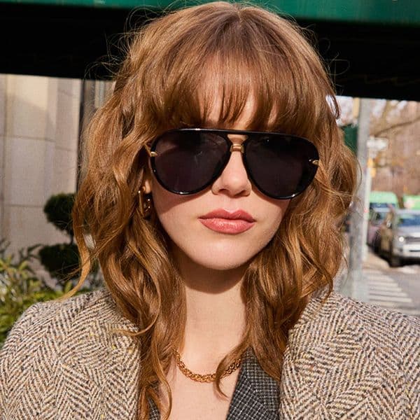 High Quality New Pilot Women, European and American Style, Internet Celebrity Fashion Glasses, Retro Large Frame Sunglasses for Men, Aviator Glasses