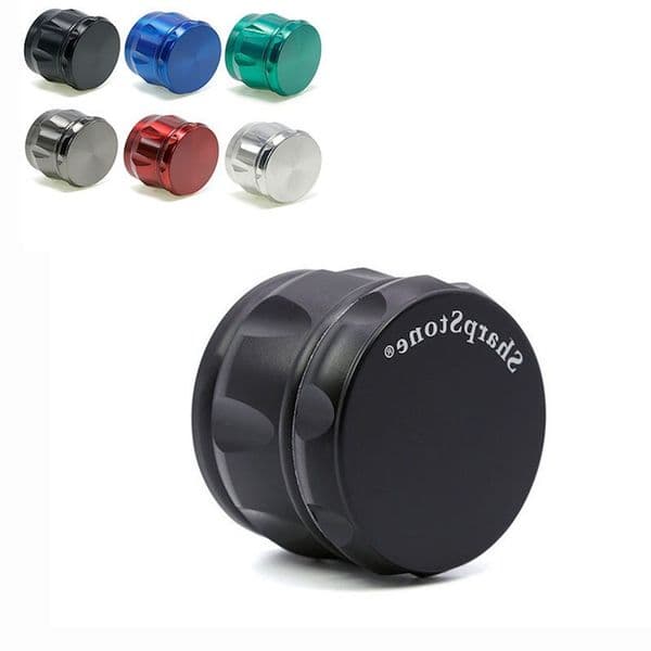 Wholesale High Quality Brand Colorful Mini 43mm/63mm 4layer Diamond SharpStone herb grinder Travel Metal Rainbow tobacco grinders smoking for dry herb