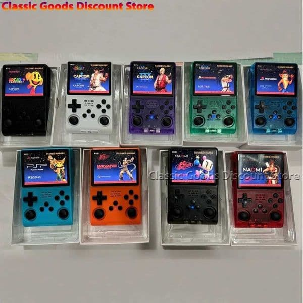 R36S Retro Video Game Console Linux System 35 Inch I Screen Portable Pocket Player 64GB 128G Games best Kids Xmas Gift T260424