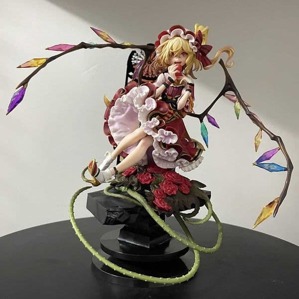 23cm Touhou Project Flandre Scarlet GK PVC Action Figure Anime Figure Models Toys Collection Desk Decoration Doll Gift S260424
