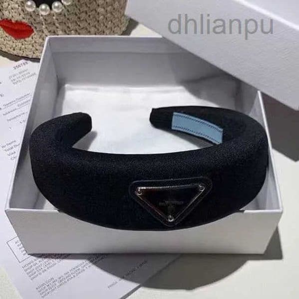 Triangle Fashion Famouse Brand Letter Headband Candy Color Women Girl Letter Hairband with Stamp Hair Accessories High Quality Cotton HairBands