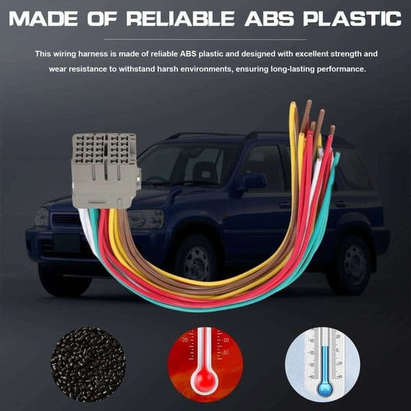 Door Connector Pigtail Wire Harness Front Driver/Passenger Side 1997-2001 CRV, For 1996-2000 Honda Civic ek