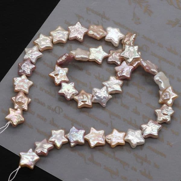12-1m Natural Freshwater Pearl Star Shaped Purple Baroque Pearl Loose Beads Suitable For Necklace Bracelet Crafting Supplies260421
